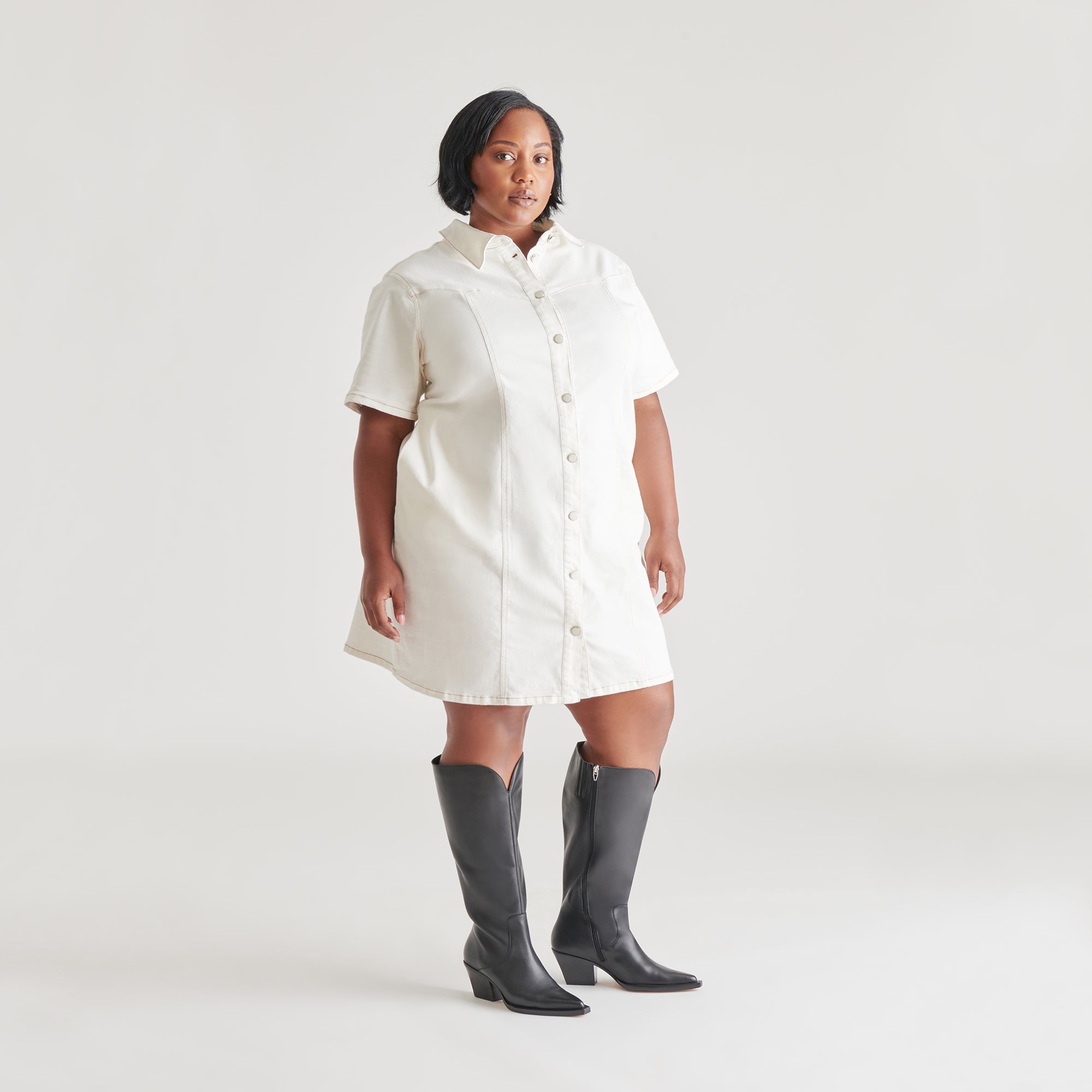 RAJ Extra Wide Calf Boots for Women - Black Leather Ankle Boots for Comfort & Style | Perfect for Work, Casual Outfits & Winter Wear