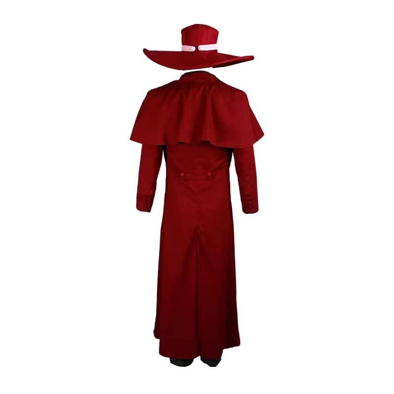 Hellsing Alucard Vampire Hunter Cosplay Costume - Full Set for Anime Fans | Halloween, Conventions & Roleplay | Unisex Anime Outfit for Cosplay Enthusiasts