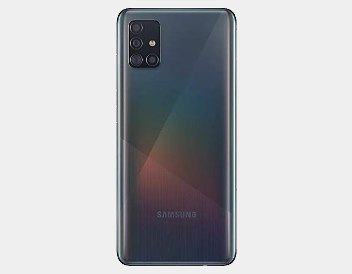 Samsung Galaxy A51 SM-A515F/DS 128GB 6GB RAM Dual SIM GSM Unlocked Smartphone - Prism Crush Black | Perfect for Travel, Business & Everyday Use