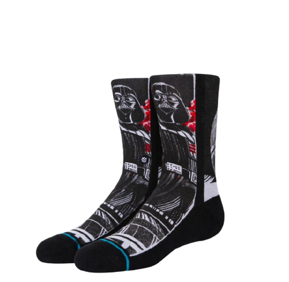 Stance Kids Manga Vader Crew Socks - Star Wars Inspired Anime Socks for Boys & Girls - Perfect for Cosplay, School & Everyday Wear