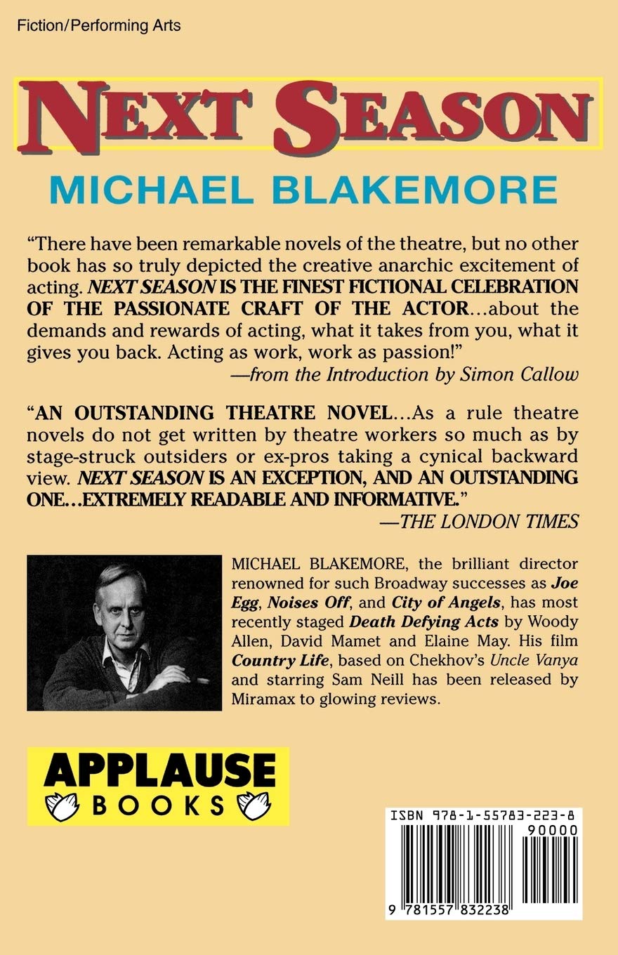Next Season (Applause Books) - Best-Selling Novel for Drama Lovers | Perfect for Book Clubs, Theater Enthusiasts & Gift Giving