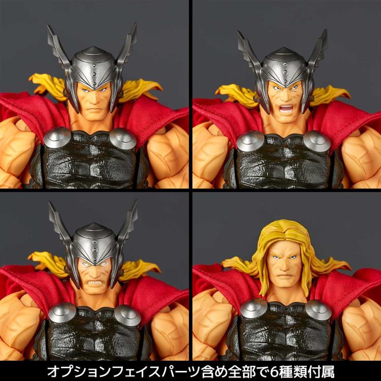 Amazing Yamaguchi Revoltech Action Figure - Thor NR018 - Highly Poseable Collectible for Marvel Fans & Display