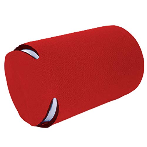 12 Pack Red Neoprene Collapsible Can Coolers - Insulated Beer Sleeves for Camping, BBQs & Outdoor Parties