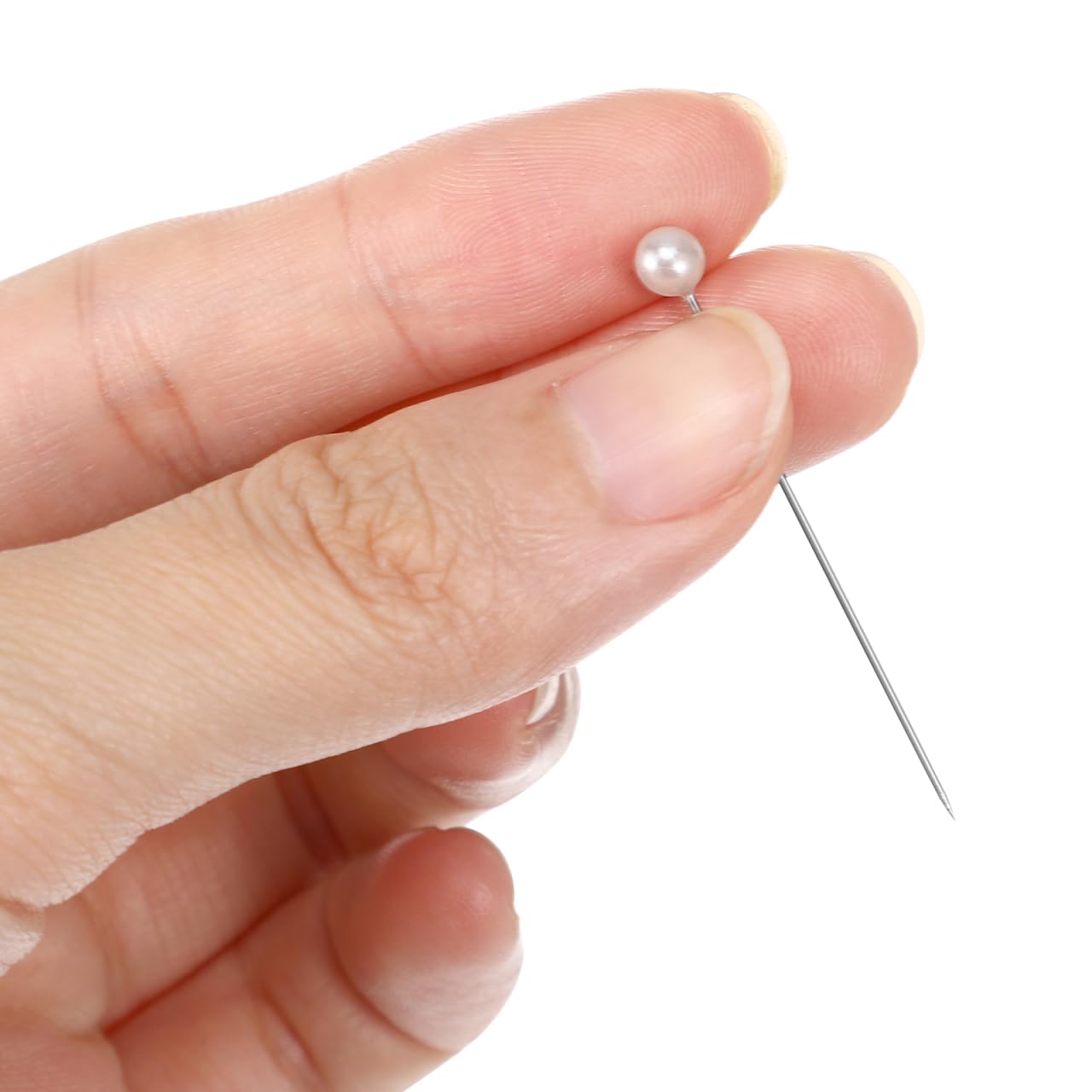 100pcs Pearlized Ball Head Pins for Sewing & DIY Crafts - Perfect for Fabric & Quilting