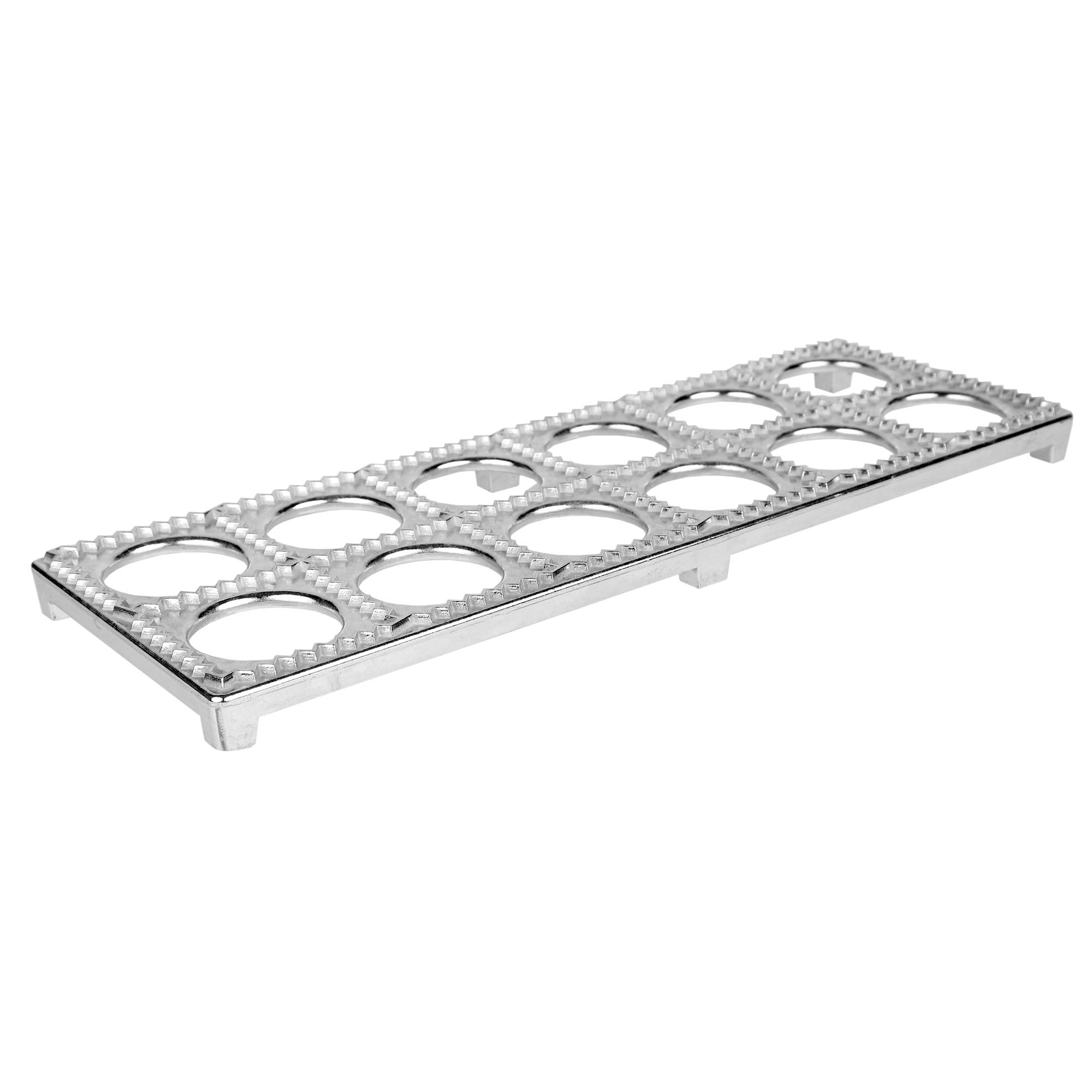 O'Creme 2-Inch Stainless Steel Ravioli Maker Pasta Press - 12 Square Cavities for Homemade Italian Dumplings | Perfect for Kitchen, Restaurant & Gift Giving