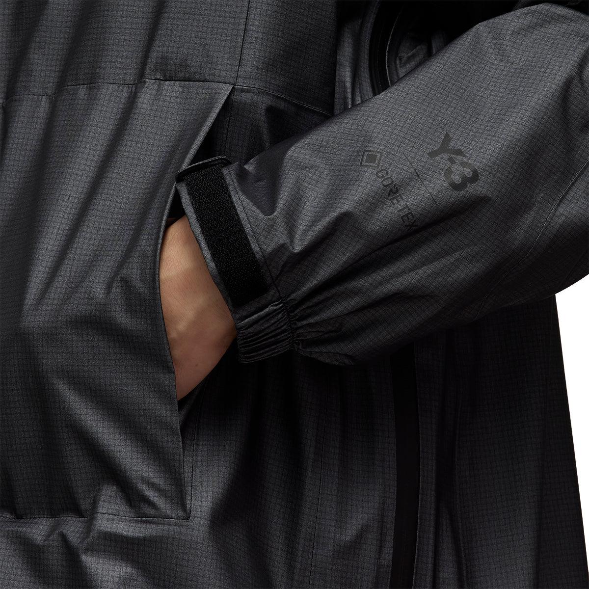 GORE-TEX Waterproof Parka Jacket for Men & Women - Black | All-Weather Windproof Winter Coat for Hiking, Camping & Outdoor Activities