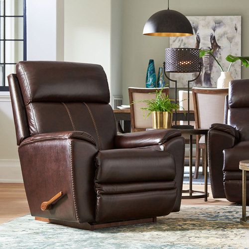 La-Z-Boy Talladega Rocking Recliner Chair - Plush Comfort for Living Room, Home Theater & Nursery - Power Lift & Recline with USB Charging Port