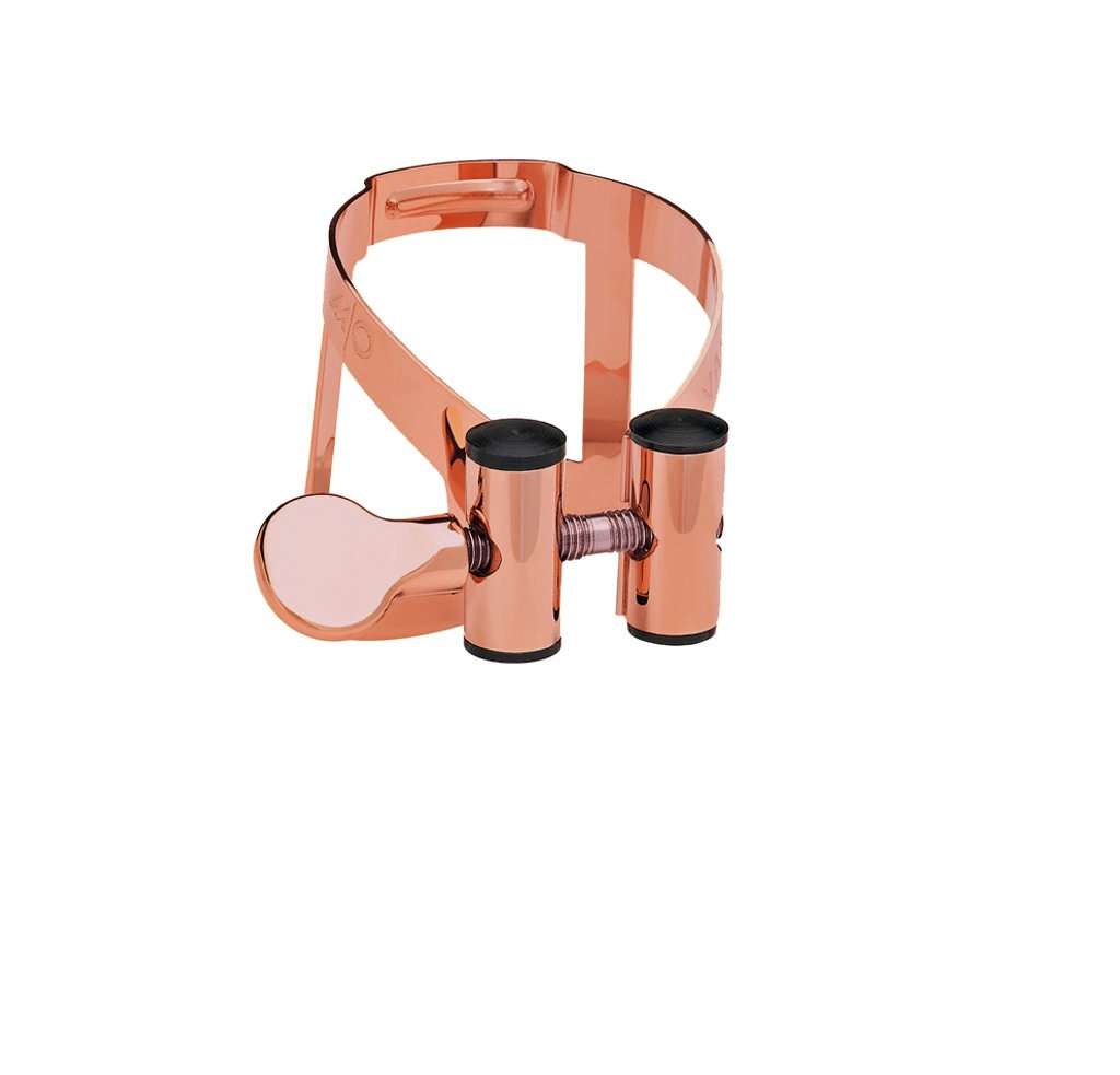 Vandoren LC51PGP Bb Clarinet M|O Ligature & Cap in Pink Gold – Premium Clarinet Accessories for Professional Musicians & Students – Perfect for Performances, Practice & Ensembles