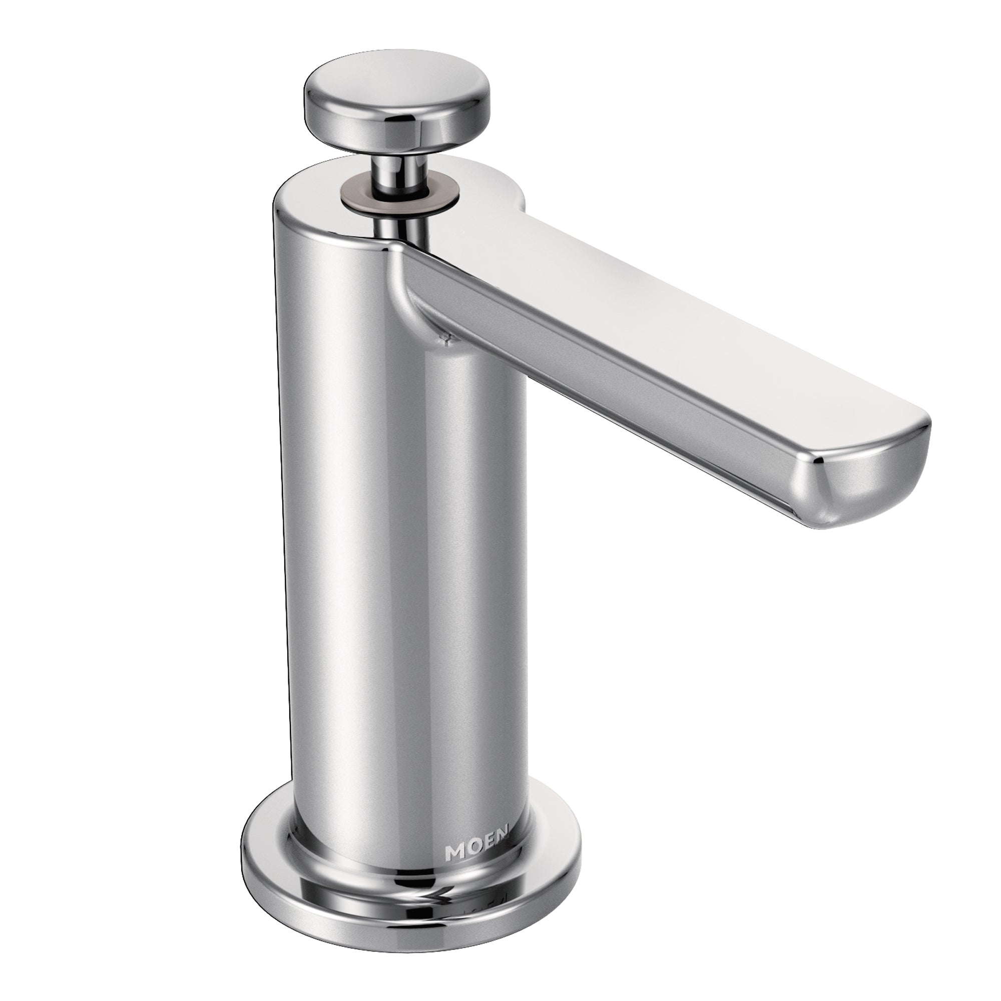 Moen Chrome Modern Soap Dispenser - Touchless Automatic Liquid Soap Dispenser for Kitchen, Bathroom & Office | Sleek Stainless Steel Design with 17oz Capacity | Ideal for Home, Restaurant & Commercial Use