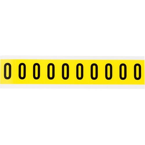 Brady 3430-0 34 Series Indoor Number and Letter Cards - Pack of 50 for Office, Classroom, Retail & Home Organization