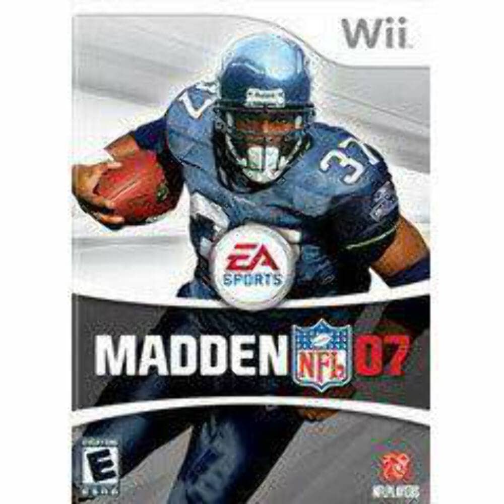Madden NFL 07 for Nintendo Wii - Authentic Football Video Game | Play at Home or Parties | Great for Sports Fans & Gamers