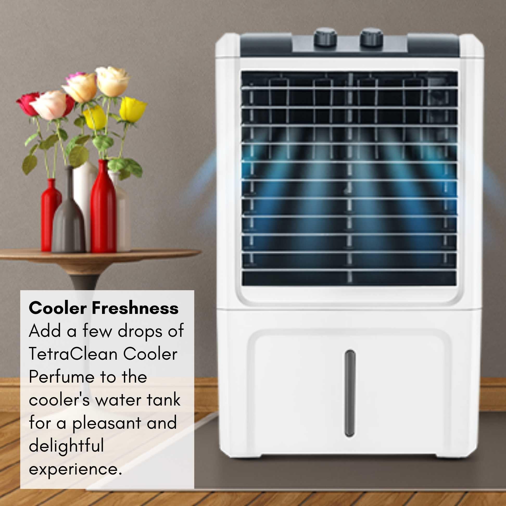 Tetraclean Cooler Perfume & Aroma Diffuser Oil - Long Lasting Jasmine Fragrance for Coolers | Multipurpose Scented Oil for Home, Office, and Commercial Use | Perfect for Air Freshening, Relaxation, and Creating a Pleasant Atmosphere