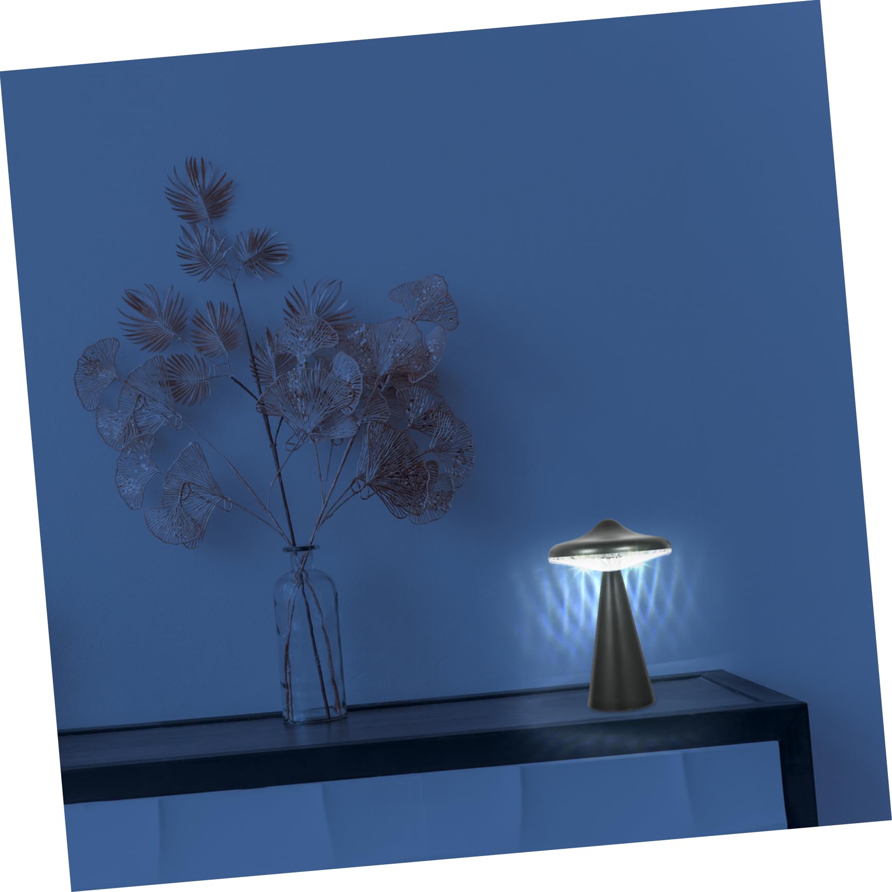 Artibetter 1PC UFO Night Light - Rechargeable LED Desk Lamp with Ambient Lighting for Bedroom, Kids Room & Nursery | Creates Soothing Atmosphere for Sleep, Relaxation & Nighttime Reading