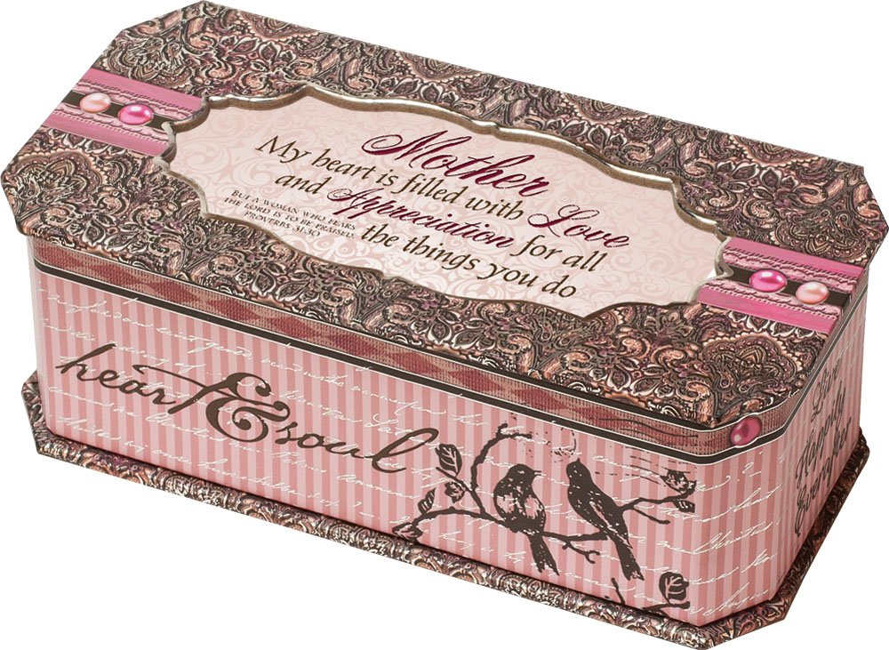Vintage Pink Belle Cottage Garden Music Jewelry Box - Plays 