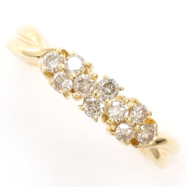 18K Yellow Gold Diamond Ring for Women - Elegant Solitaire Engagement & Wedding Band - Perfect for Proposals, Anniversaries, and Special Occasions