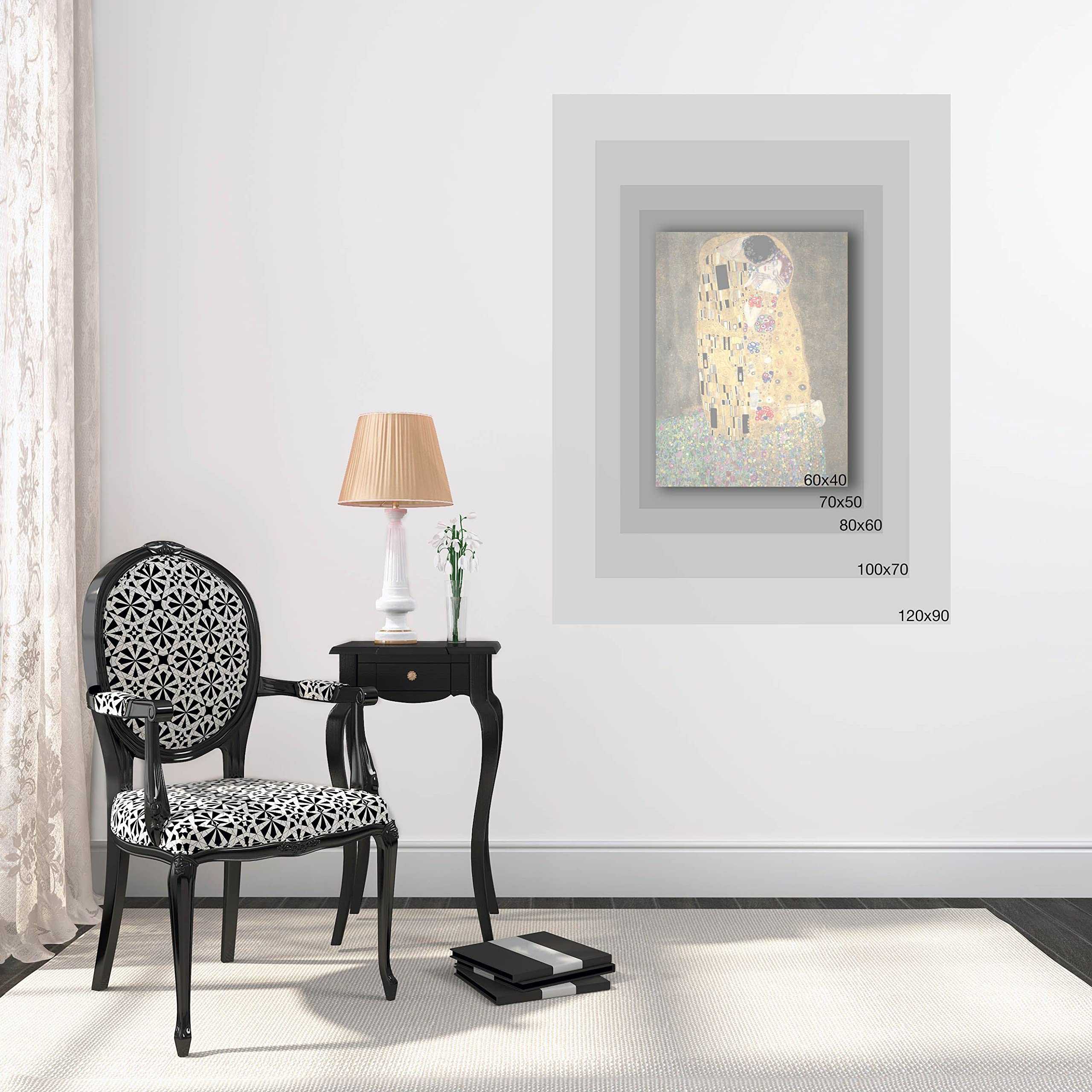 ART PRINT CAFE' – Kitchen Canvas Wall Art – Happy Hour by Pat Dupree – 50x70 cm – Perfect for Dining Room & Coffee Shop Decor