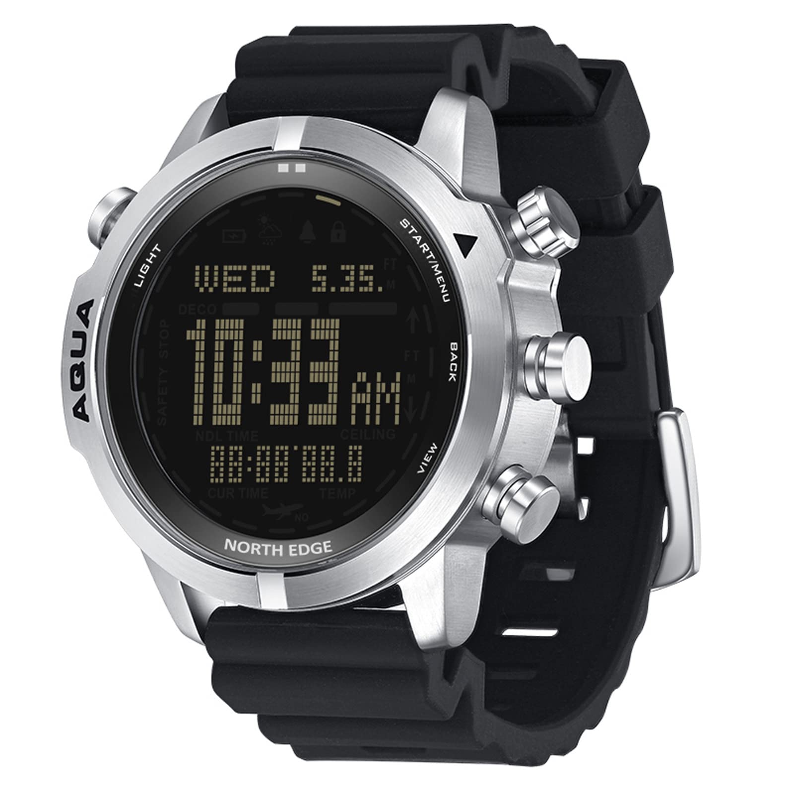 Findtime Dive Computer Watch for Men & Women - 10ATM Waterproof Diving Wristwatch with Altimeter, Barometer & Compass for Scuba, Freediving & Survival | Perfect for Professional Divers & Outdoor Adventures