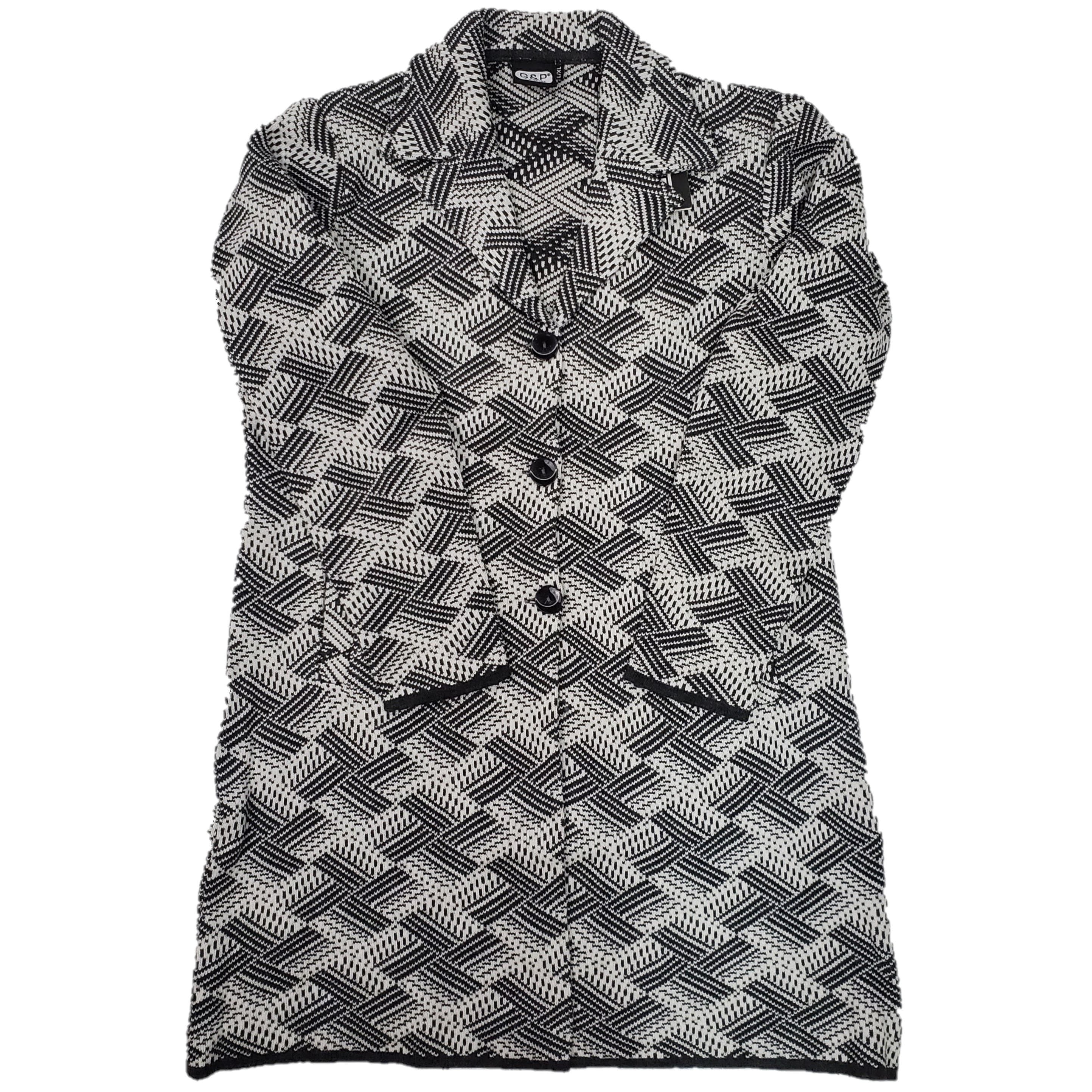 Women's Fashion Knitted Designer Coat - Soft & Stylish Winter Outerwear for Casual Outings & Office Wear