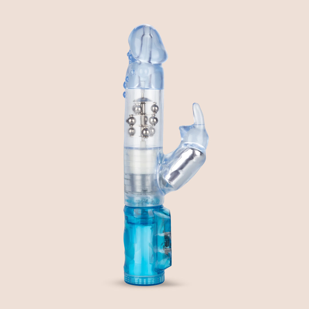 Jack Rabbit® Waterproof G-Spot Vibrator - 3 Rows of Rotating Beads & Powerful Vibration for Intense Stimulation | Perfect for Couples Play & Solo Pleasure | Adult Sex Toy for Women