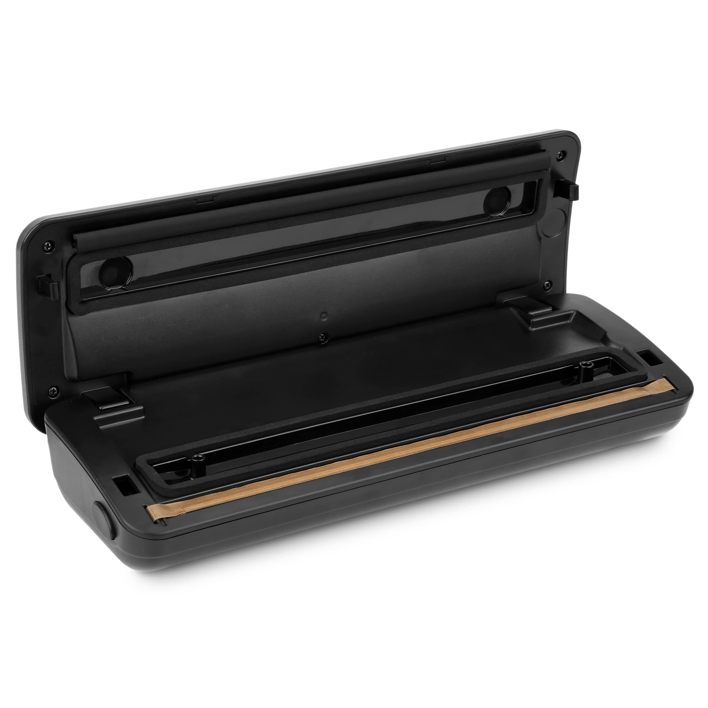 Sous Vide Supreme VS007 Vacuum Sealer Machine - Professional Food Preserver for Dry & Moist Foods - Seal Only Function & Custom Bag Sizing - Perfect for Sous Vide Cooking, Meal Prep & Food Storage (Bags Not Included) - Ideal for Home Kitchens, Restaurants & Camping Trips