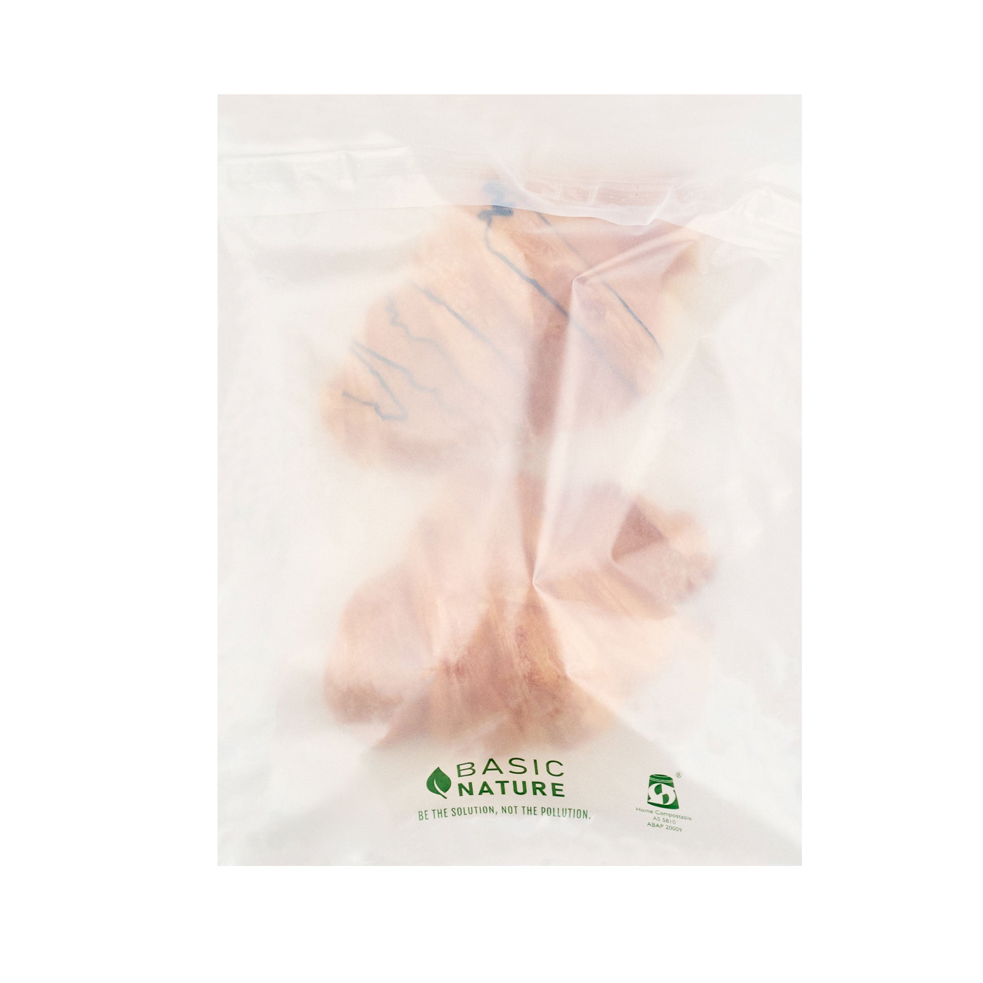 Eco-Friendly Translucent PLA/PBAT Self-Sealing Compostable Bags - 10