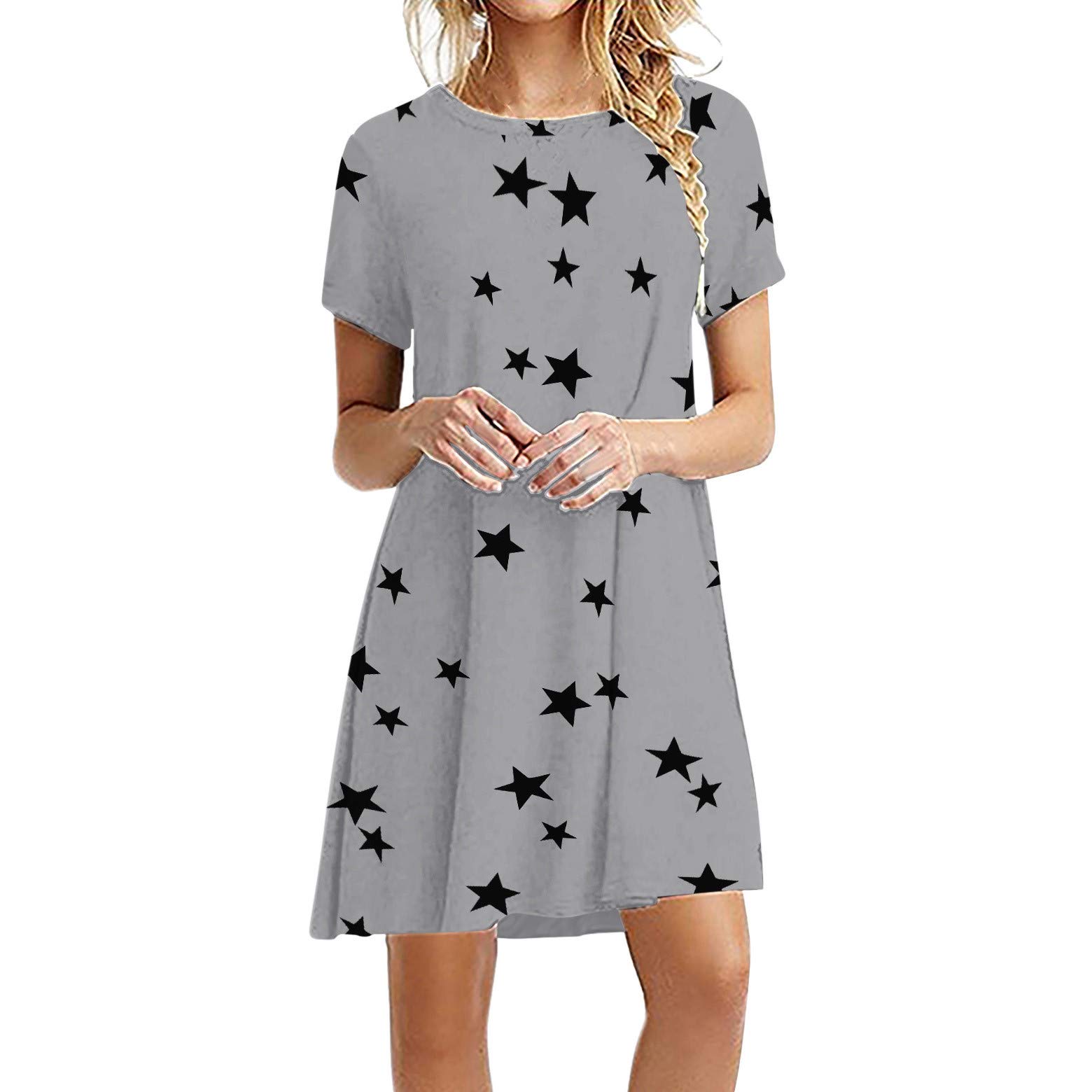 Women's Casual Summer Sleeveless Halter Neck Dress with Ruffle Belt - Boho Style Polka Dot & Leopard Print Sundress for Beach, Vacation & Outdoor Parties