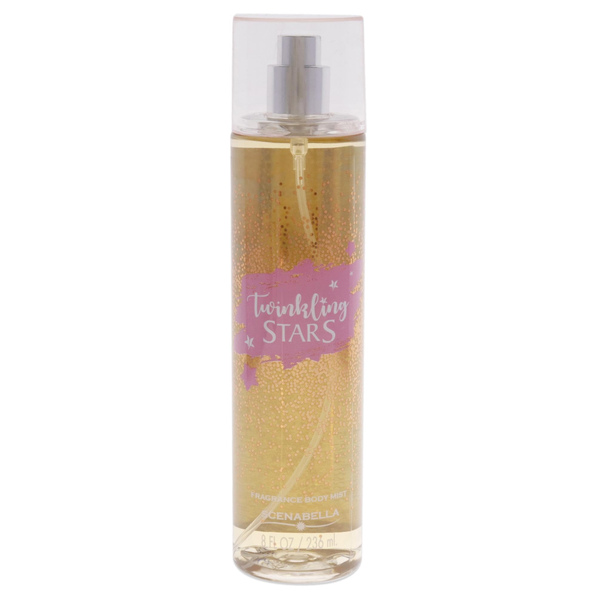 Twinkling Stars Rose Gold Women's Fragrance Body Mist 8 oz - Romantic Date Night & Everyday Elegance Perfume Spray
