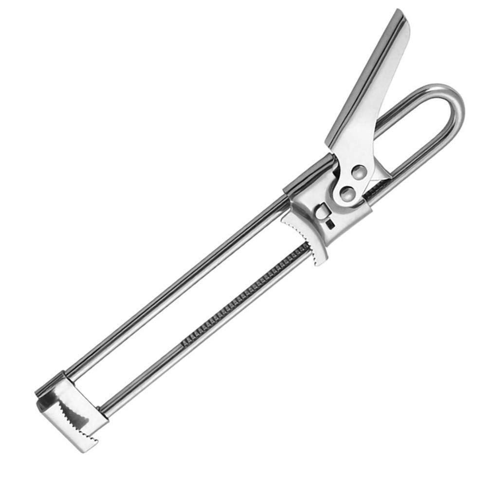 Professional Stainless Steel Adjustable Manual Bottle & Can Opener - Portable Kitchen Tool for Restaurants, Bars, and Home Use