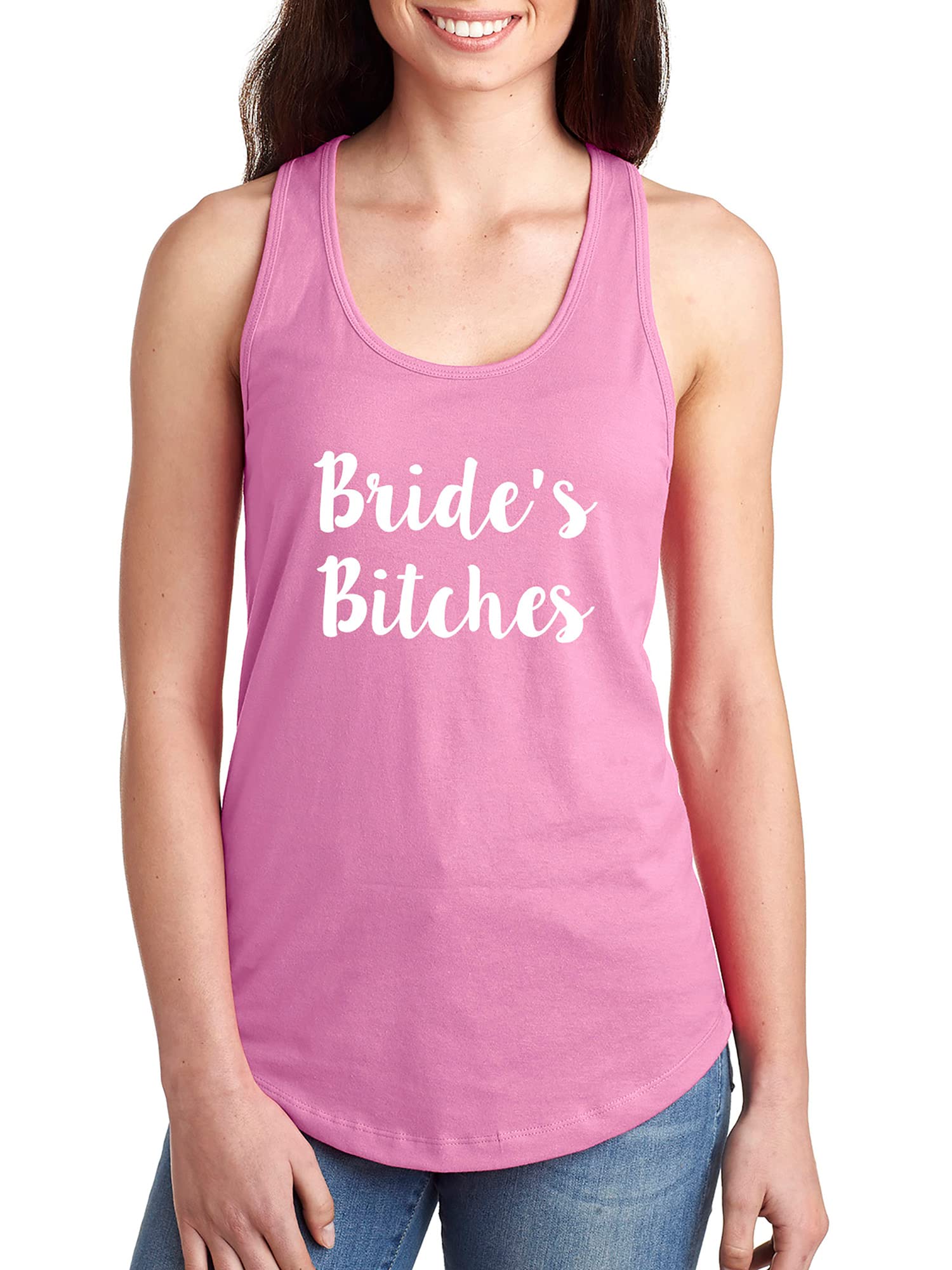 Bride's Bitches Racerback Tank - Wedding Party & Bachelorette Outfit
