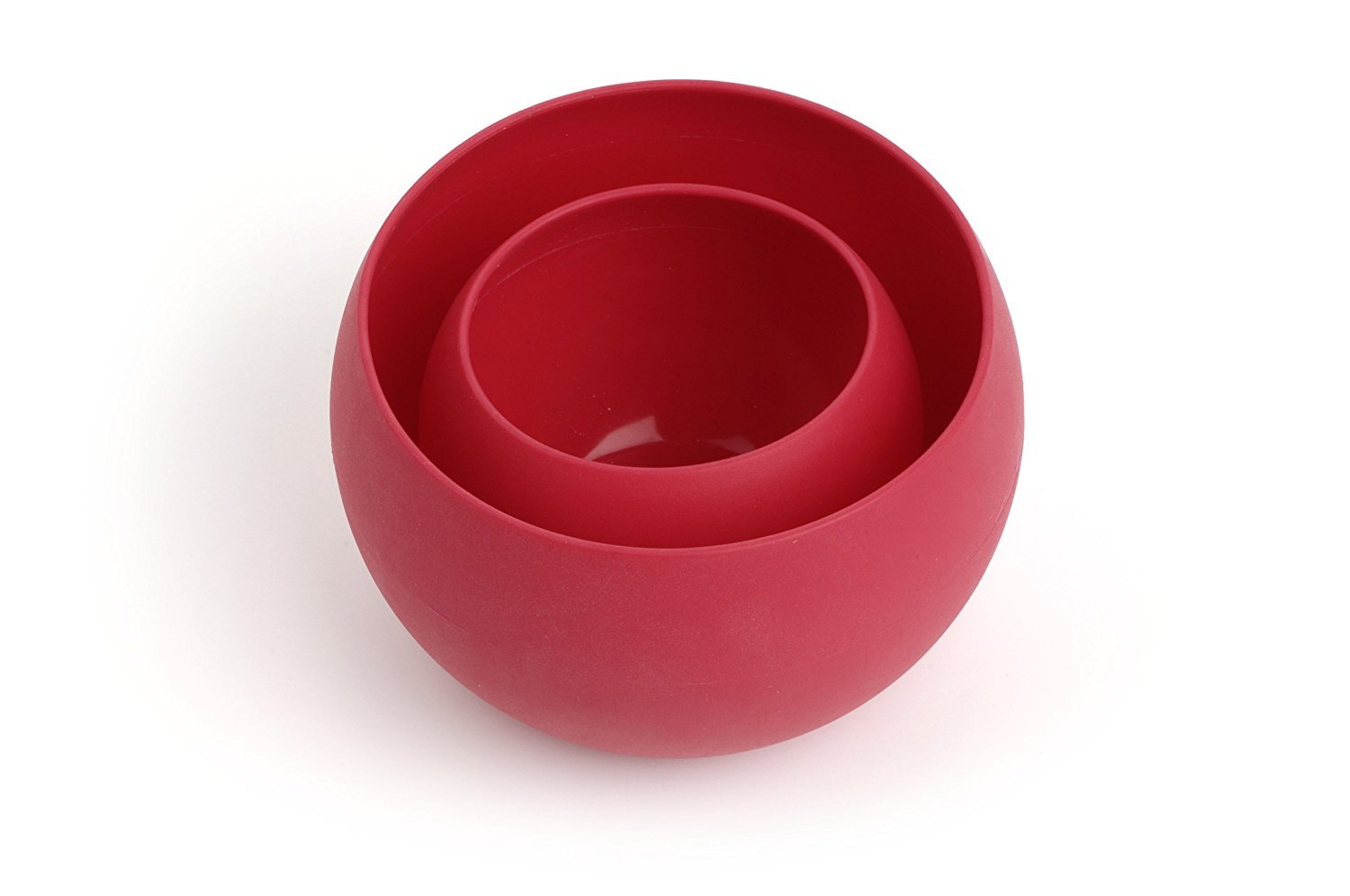 Guyot Designs Collapsible Squishy Bowl and Cup Set - Lightweight, Durable Camping Dishware for Backpacking, Hiking & Travel (Tomato Red)