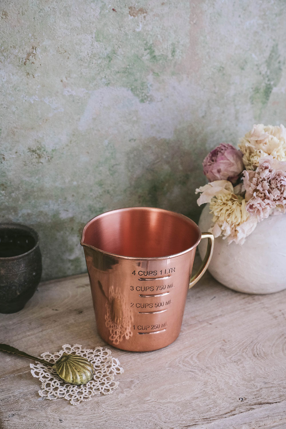 Premium Copper Liquid Measuring Cup - 16 oz (500ml) for Baking, Cooking & Mixing - Accurate Kitchen Measuring Tool for Professional & Home Use