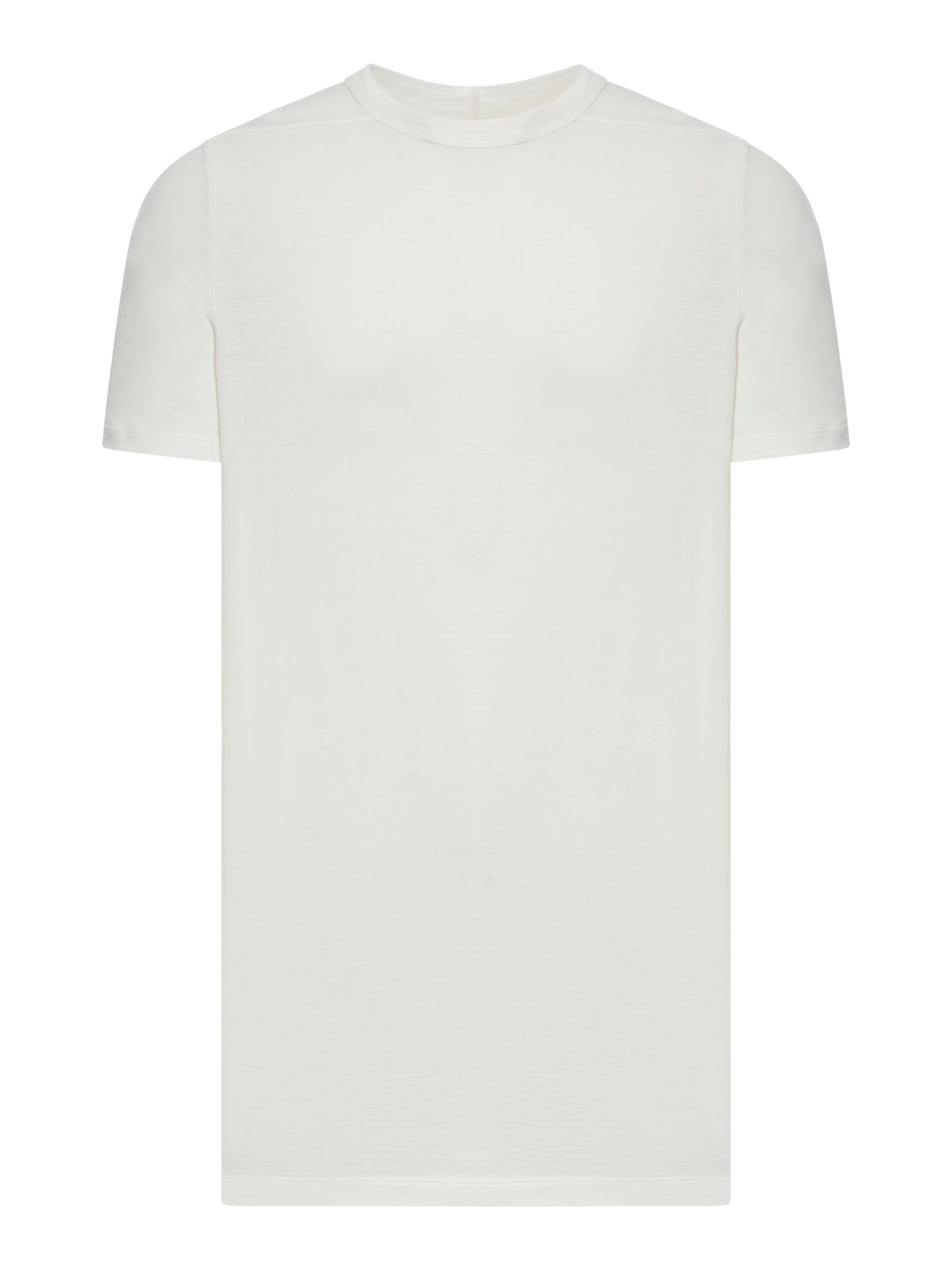 Rick Owens White Cotton T-Shirt - Classic Unisex Tee for Men & Women | Casual Wear, Street Style, Layering Essential