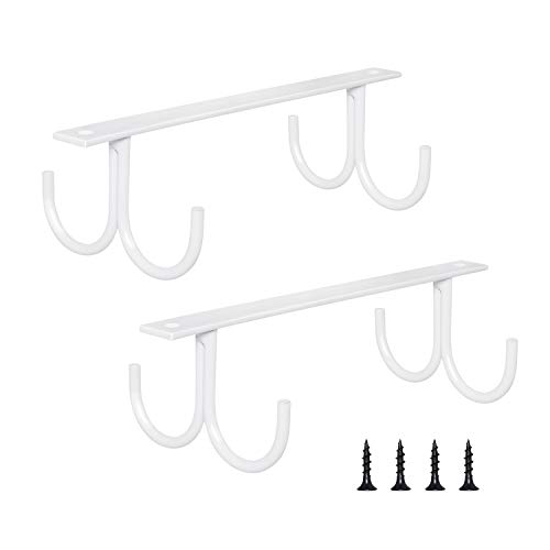 White-2 Pack-8 Hooks