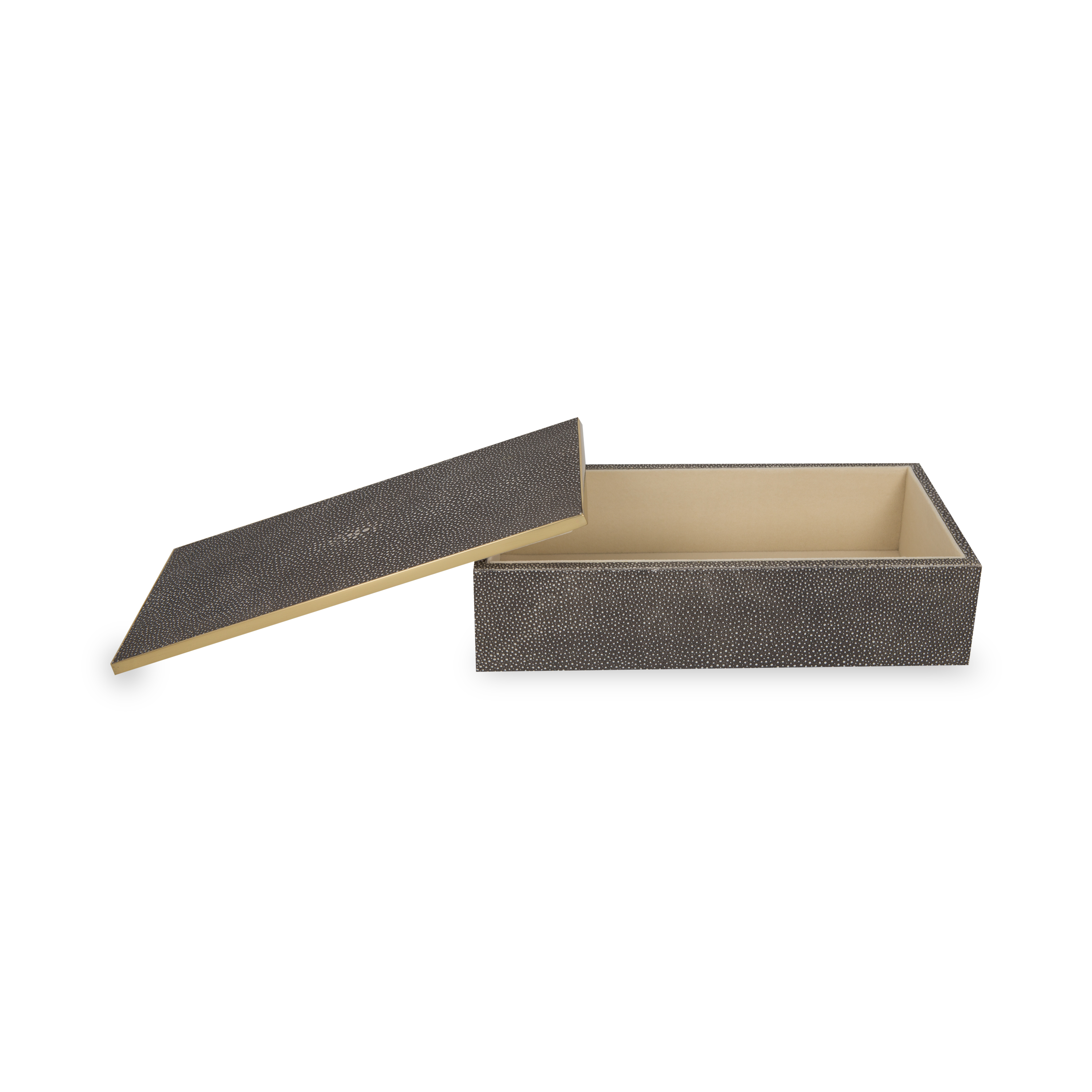 Luxury Faux Shagreen Jewelry Box - Elegant Storage for Rings, Necklaces & Accessories - Perfect for Home Decor, Gift Giving & Travel Organizer