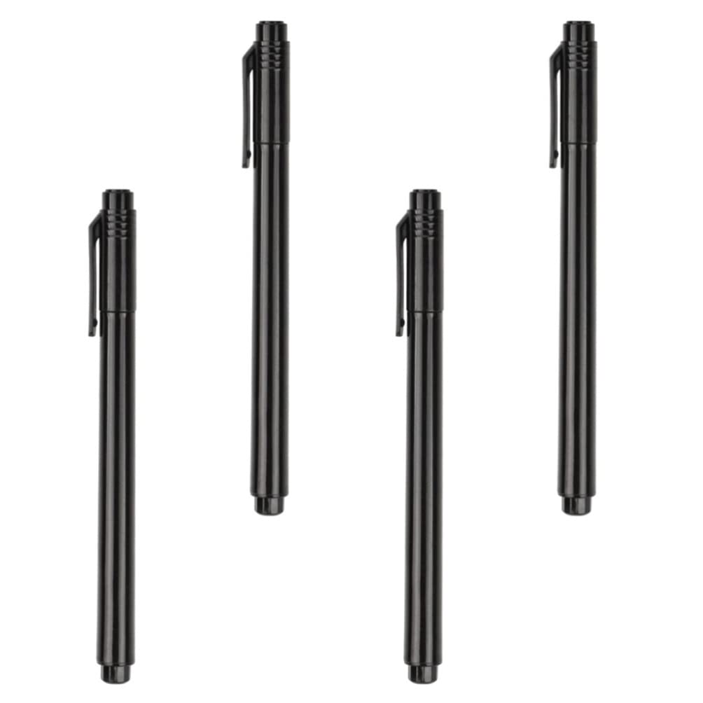 Professional Nail Art Pens Set - 4pcs Fine Tip Waterproof Nail Art Drawing Pens for Gel Polish, Black | Perfect for DIY Nail Designs, Salon Use & Creative Nail Art