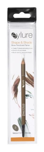 Eylure Brow Bar Shape & Shade Brow Pencil with Tamer - Medium/Light Blonde | Perfect for Natural-Looking Brows & Everyday Makeup Routine