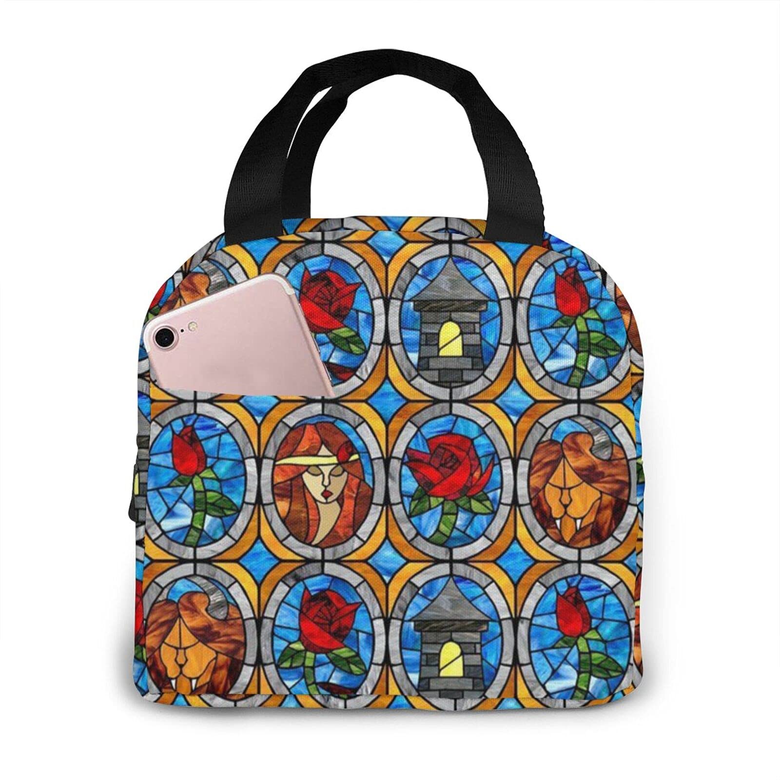 Insulated Lunch Bag for Women & Girls - Portable Cooler Lunch Box with Front Pocket for Work, School, Picnic & Travel | Leakproof & Durable Lunch Tote Organizer for Kids, Teens & Adults