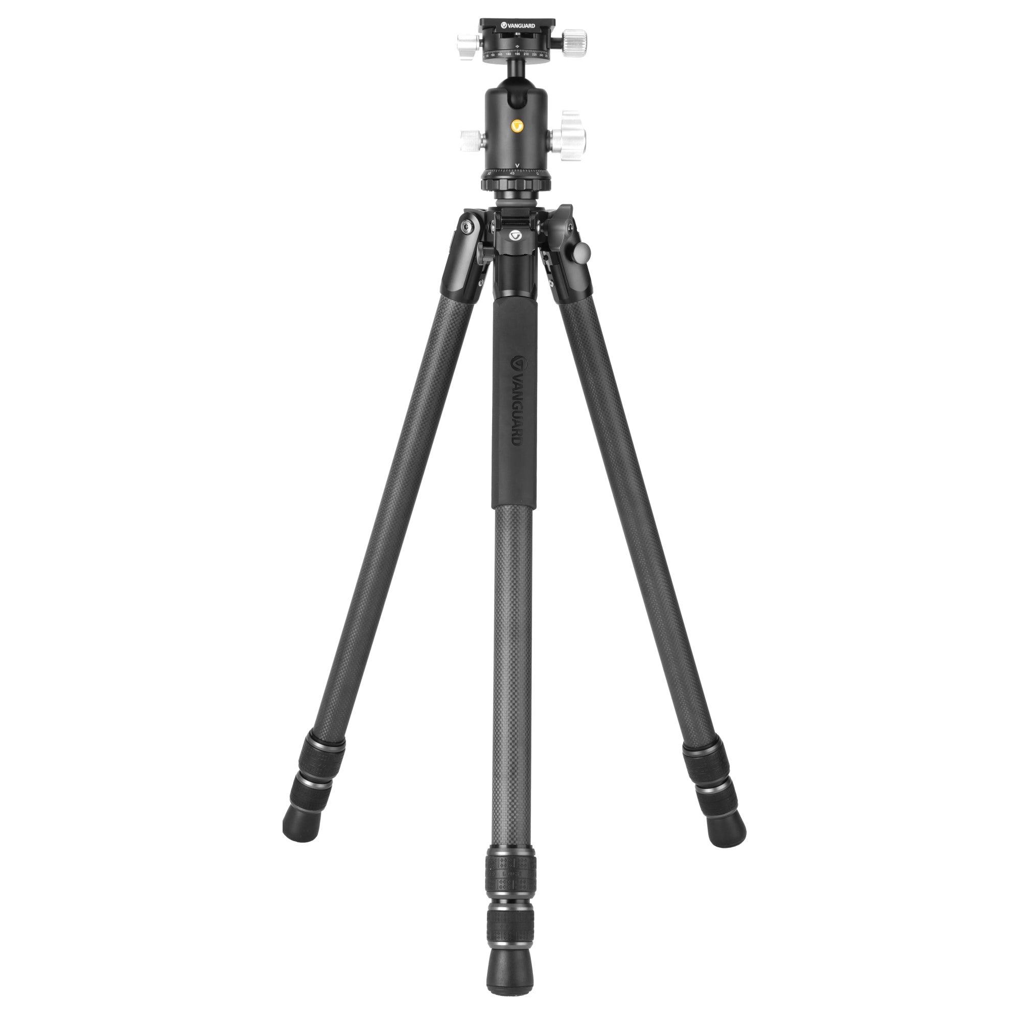 VEO 3 303CB Carbon Fiber Camera Tripod with Dual Axis Ball Head - Lightweight & Sturdy for DSLR Photography, Videography, Travel & Outdoor Shooting