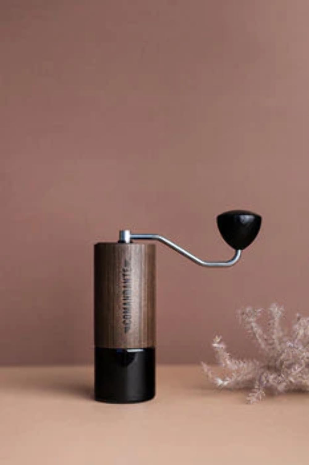 Comandante Premium Coffee Grinder - Hand Crank Manual Burr Mill for Espresso, French Press & Pour Over - Glass Jar & Chocolate Fineline Design - Perfect for Home, Office & Travel Brewing