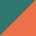 Turquoise & Tangerine