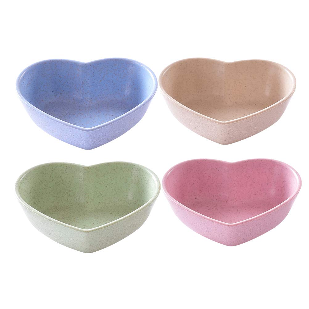 DOITOOL 4-Piece Condiment Dish Set - Small Sauce Bowls for Dipping, Tasting & Appetizers - Perfect for Sushi, Soy Sauce, Salad Dressing & Party Snacks