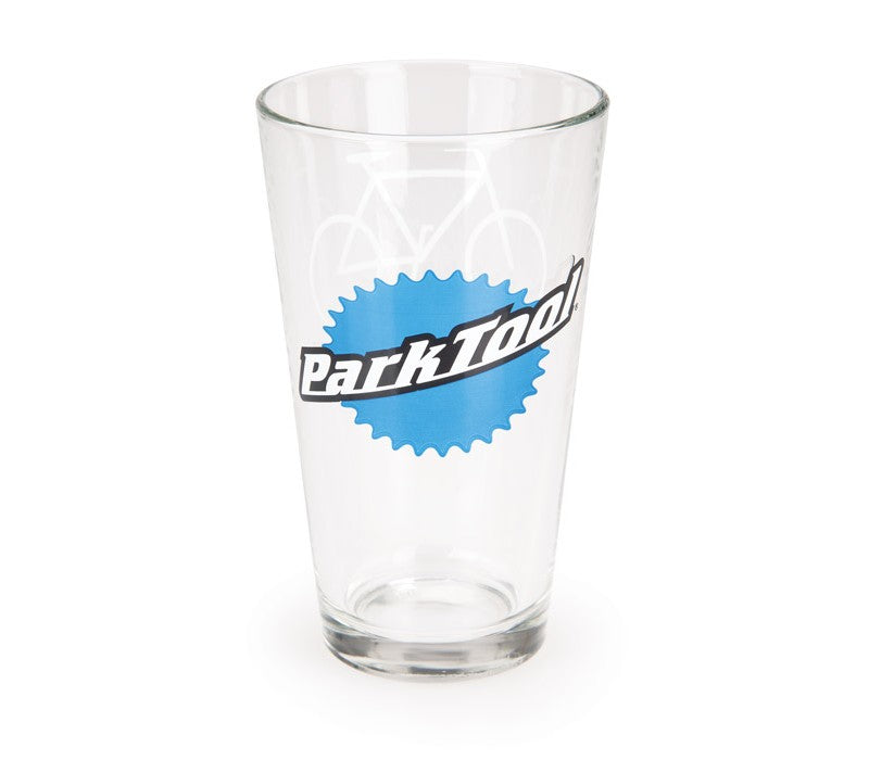 Park Tool Pint Glass - Durable Beer Glass for Cycling Enthusiasts - Perfect for Post-Ride Relaxation & Bike Shop Merchandise