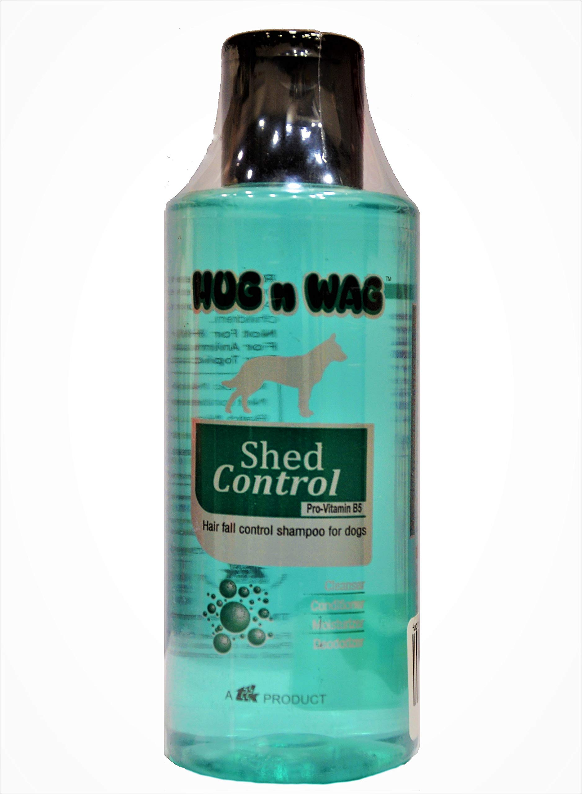 Hug n Wag Shed Control Shampoo for Dogs - 200ml | Reduces Shedding & Promotes Healthy Coat | Perfect for Grooming & Bath Time