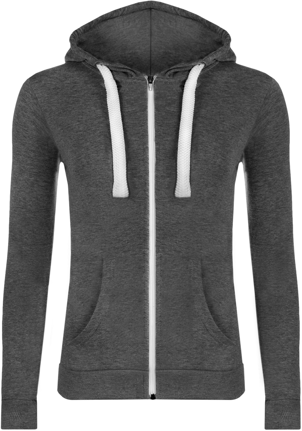 WearAll Plus Size Women's Hooded Zip-Up Sweatshirt - Long Sleeve Casual Pullover (Sizes 10-24) | Cozy Lounge Wear & Outdoor Activities
