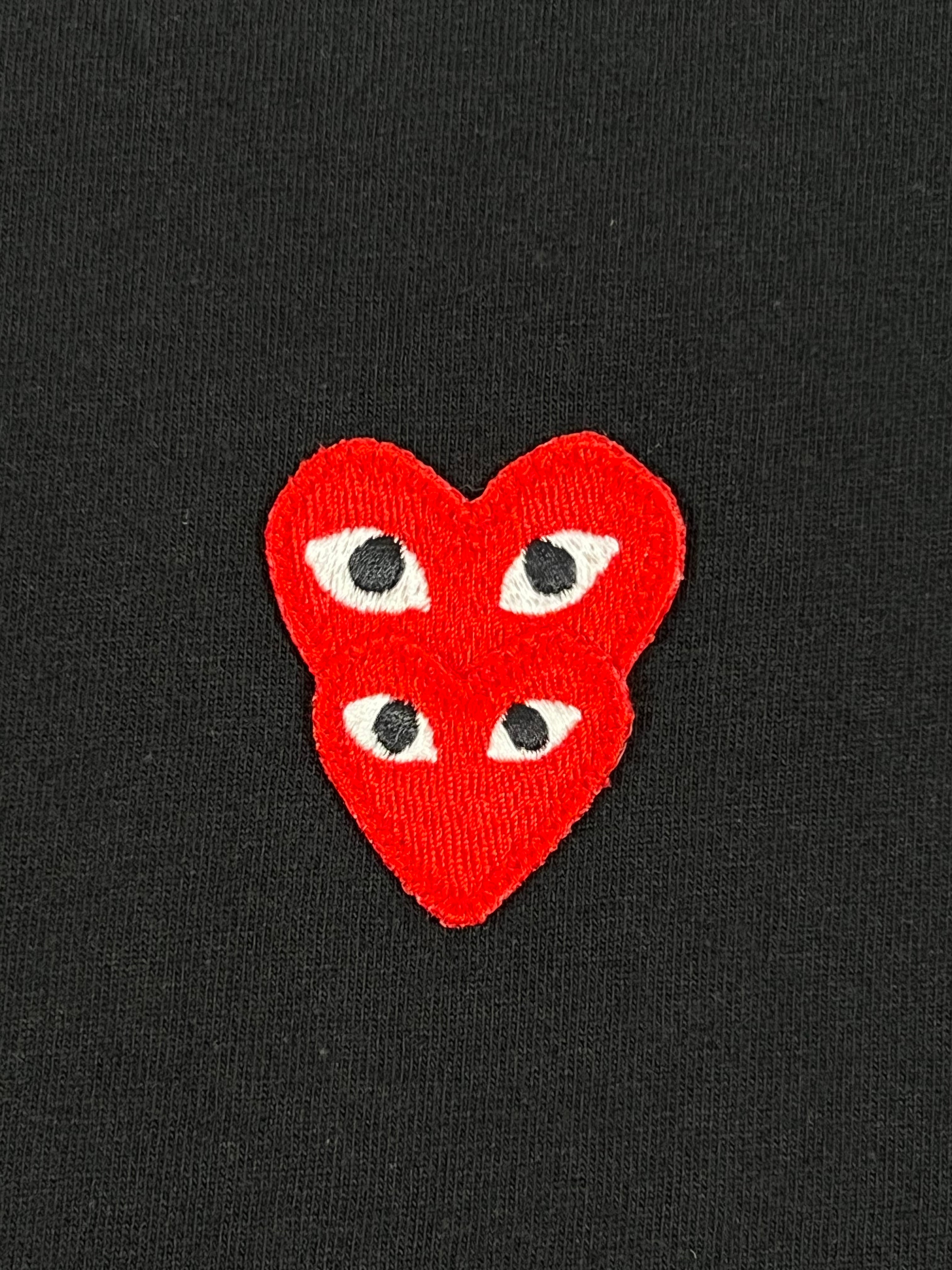 Comme Des Garcons P1T288 Men's Black T-Shirt - Casual Streetwear for Everyday Wear & Urban Fashion