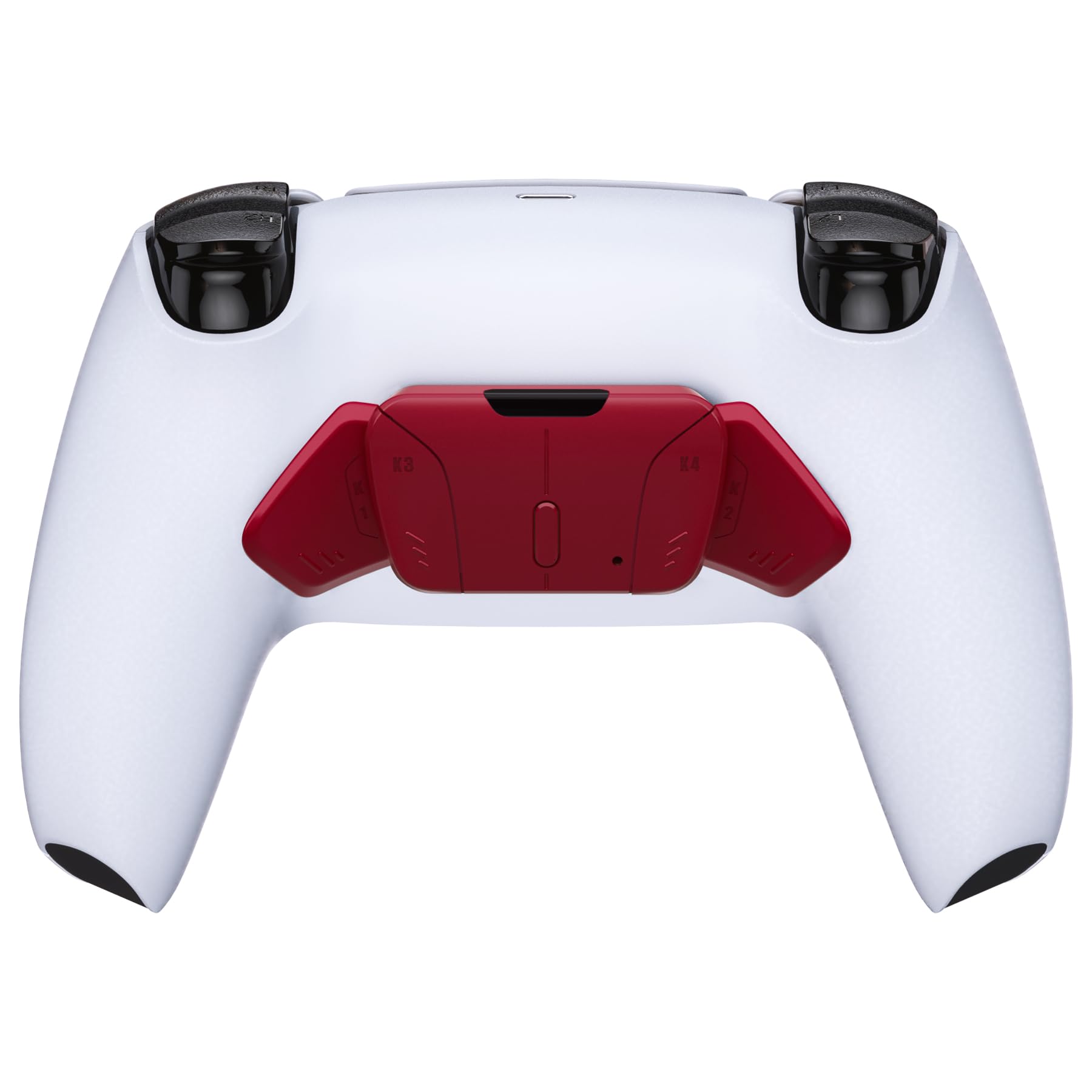 eXtremeRate K1 K2 K3 K4 Back Button Replacement for PS5 Controller - Volcanic Red | Compatible with RISE4 Remap Kit (Not Full Kit) | No Back Shell, Cables or Remap Board Included | Perfect for Gaming, Competitive Play & Custom Controller Mods