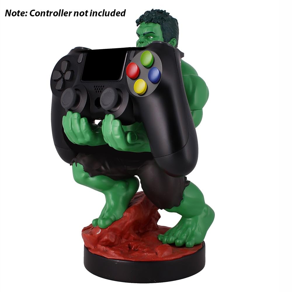 Marvel Avengers Hulk Controller Stand & Phone Holder - Compatible with Xbox, PS4, PS5, Nintendo Switch - Perfect for Gaming Setup & Desk Organization