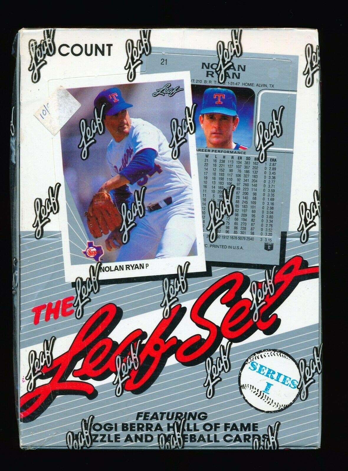 1990 LEAF Baseball Factory Sealed Hobby Box - Sammy Sosa Rookie & Ken Griffey Jr. - Collectible Vintage Baseball Cards for Sports Memorabilia & Trading Card Enthusiasts
