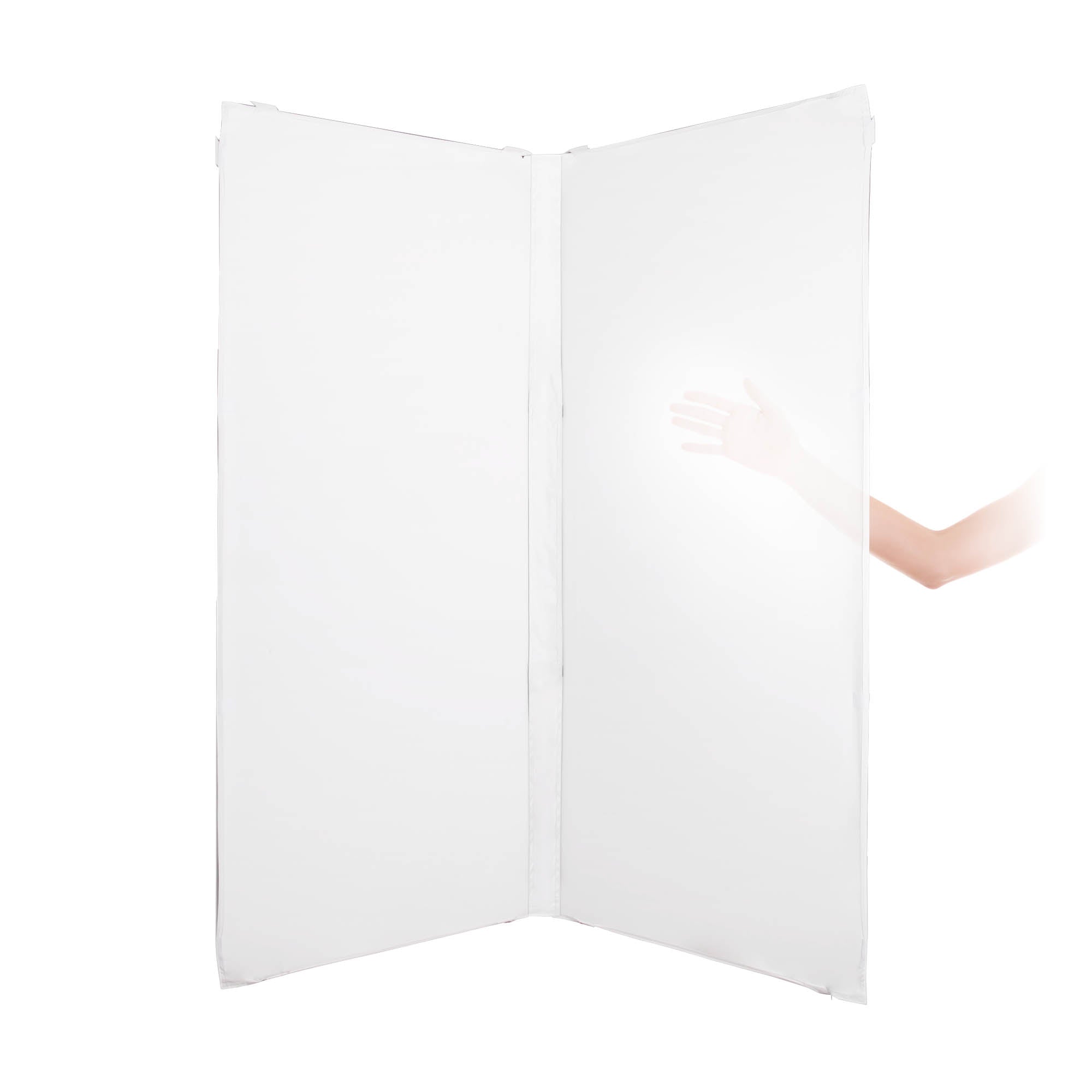 1.2x2.4m Aluminum Frame V Flat Background - Professional Photography Diffusion Fabric for Studio Portraits, Product Shoots & Video Production