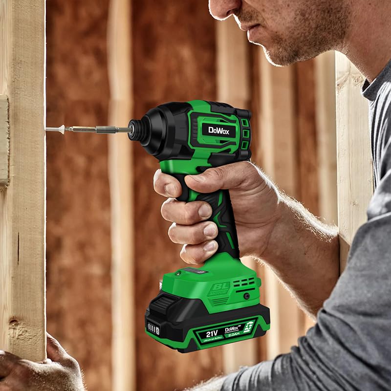 21V MAX Brushless Cordless Impact Driver Kit - 2035 In-lbs Torque, 1/4